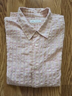 Men’s Zara Imported Button Down Shirt. Size XL. Made In Turkey.